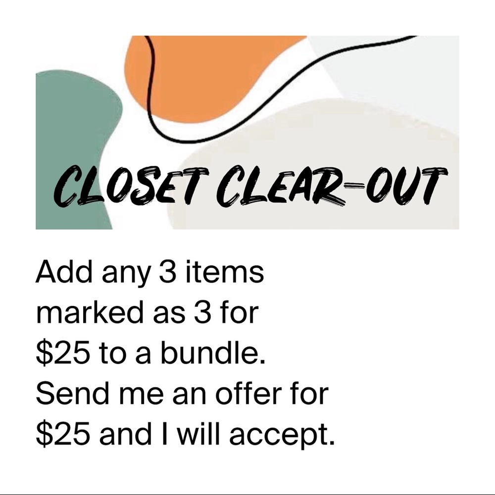 🦊 3 for $25 Sale